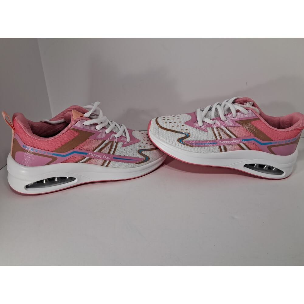 running shoe size 8.5 eu39 pink white New